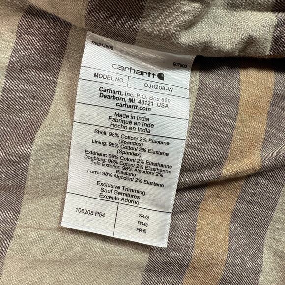 Carhartt Womens Small Iconic Crawford Detroit Jacket Rose Tint NEW - Picture 6 of 11